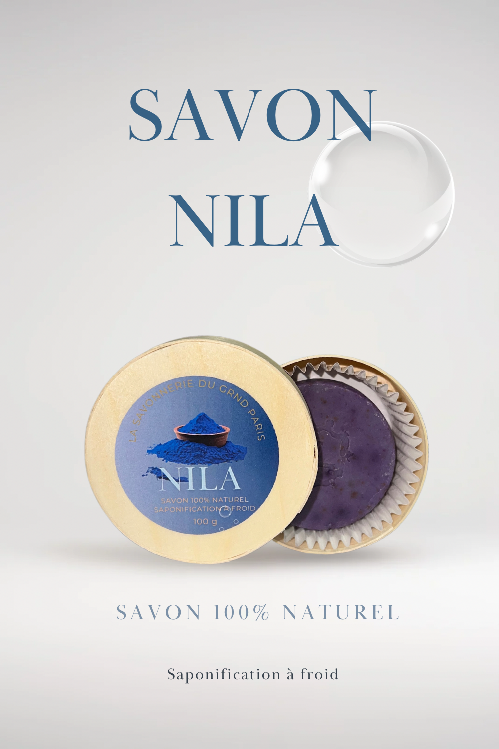 savon Nila artisanal fait main, anti tache, pour peau à imperfections, nourrissant et apaisant